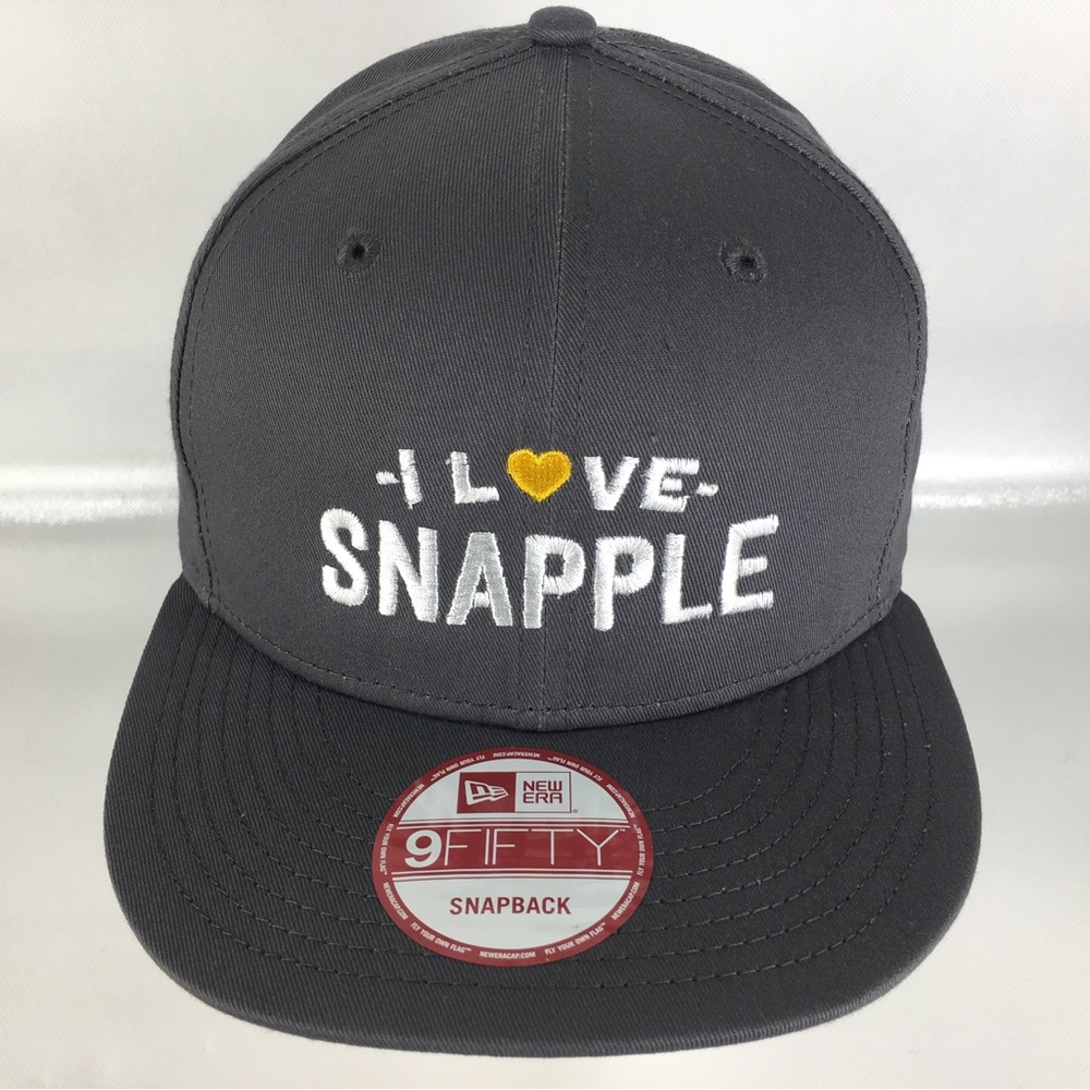 I LOVE SNAPPLE New Era 9Fifty Gray Snapback Hat